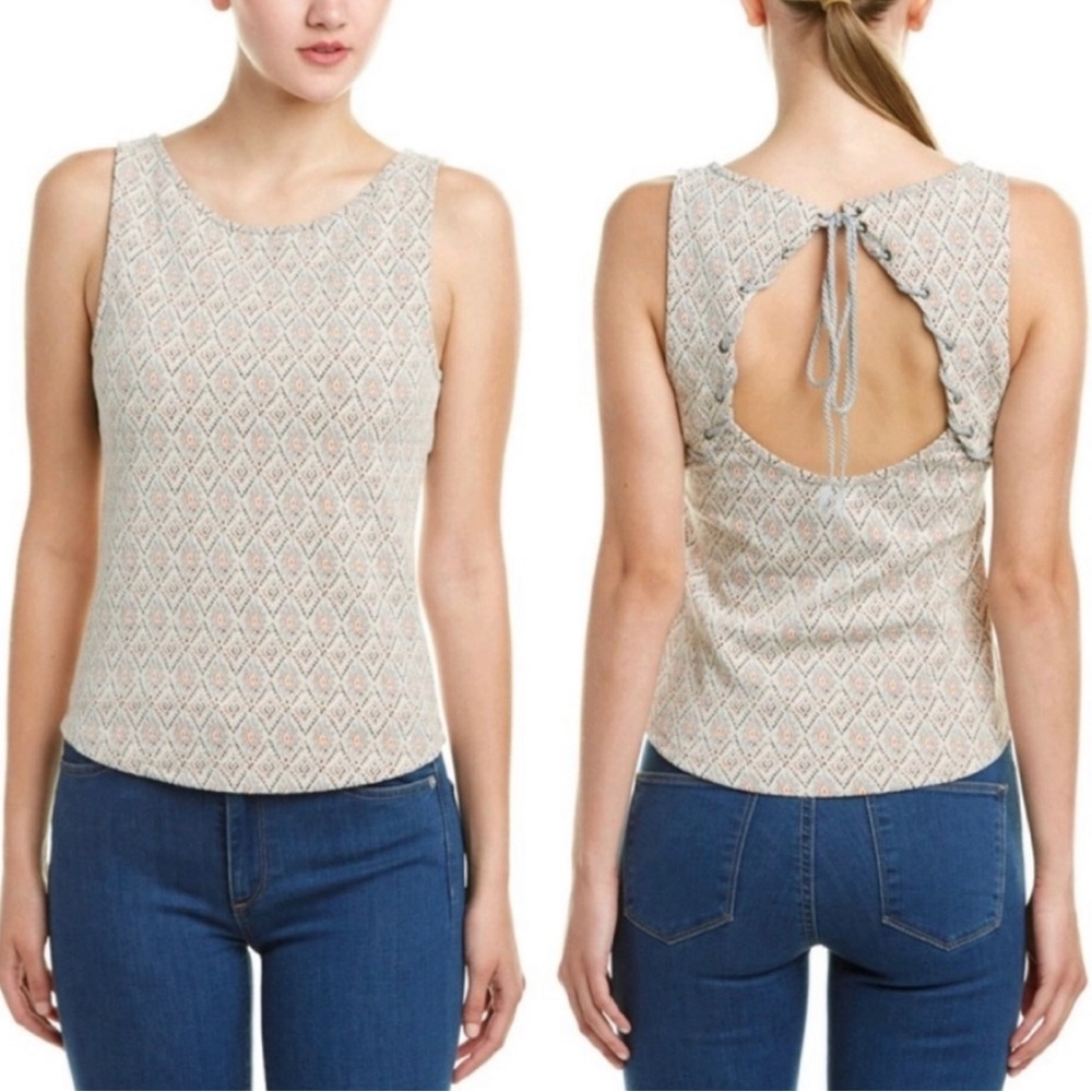Free People Bright Side Open Back Tank Top